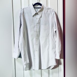 Paul Fredrick Mens Pinpoint Oxford Button Up